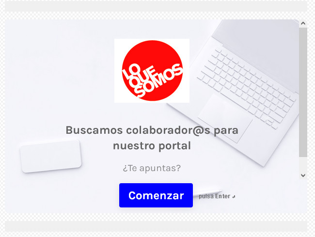 buscamos colaboradoras para nuestro portal